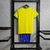 Kit Infantil Brasil Casa 22/23 - Versão Torcedor Masculino - Nike - Amarelo e Azul na internet