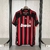 Camisa Milan Casa 06/07 - Versão Retrô Masculino - Adidas - Preta com Listras Vermelhas - comprar online