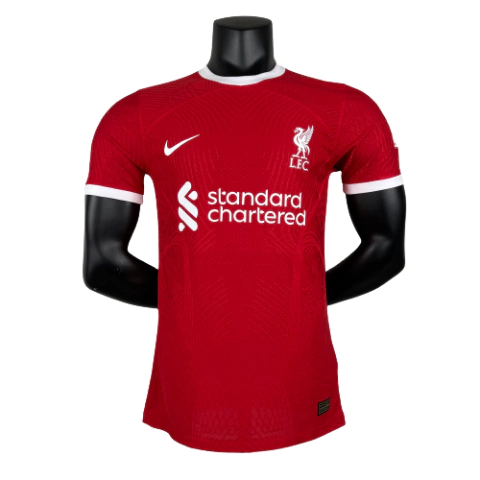 Camisa Liverpool Home 2023/24- Versão Jogador Masculino - Nike - Vermelha