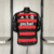 Camisa Flamengo Casa 2025/2026 Com Todos os Patrocínios - Versão Jogador Masculino - Adidas - Preta com Listras Vermelhas - loja online