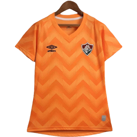 Camisa Fluminense Goleiro 24/25 - Versão Torcedora Feminina - Umbro - Laranja