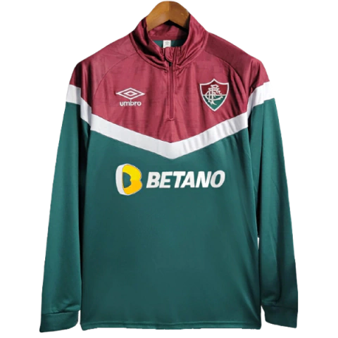 Jaqueta Corta-Vento Fluminense 23/24 - Masculino - Umbro - Verde e Grená