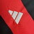 Kit Infantil Flamengo Casa 24/25 - Versão Torcedor Unissex - Adidas - Preto com Listras Vermelhas