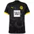 Camisa Borussia Dortmund Away 2023/24 Personalização Reus 11 - Versão Torcedor Masculino - Puma - Preta - PW Sports - Loja de Artigos Esportivos