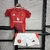 Imagem do Kit Infantil Manchester United Casa 24-25 - Versão Torcedor Unissex - Adidas - Vermelho