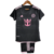 Kit Infantil Inter Miami Fora 24/25 - Torcedor Masculino - Adidas - Preto com Rosa