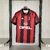 Camisa Milan Casa 98/99 - Versão Retrô Masculino - Adidas - Preta com Listras Vermelhas - comprar online