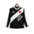 Camisa Vasco da Gama Casa 24/25 Manga Longa Homengem Roberto Dinamite Com Patrocínio - Versão Torcedor Masculino - Kappa - Preto com Faixa Branca