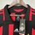 Camisa Milan Casa 06/07 - Versão Retrô Masculino - Adidas - Preta com Listras Vermelhas - comprar online