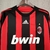 Camisa Milan Casa 08/09 Manga Longa - Versão Retrô Masculino - Adidas - Vermelha com Listras Pretas - loja online