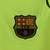 Camisa Barcelona Fora 05/06 Manga Longa - Versão Retrô Masculino - Nike - Verde Limão