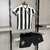 Kit Infantil Botafogo Casa 2024/25 - Versão Torcedor Unissex - Reebok - Branca e Preta Listrada - PW Sports - Loja de Artigos Esportivos