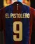 Camisa Legends of Barcelona "El Pistolero 9" 2024/2025 - Versão Torcedor Masculino - Comma - Azul e Grená - loja online