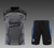 Conjunto de Treino Verão Barcelona 22/23 - Camisa Regata e Calção - Torcedor Masculino - Nike - Cinza Escuro e Preto - comprar online