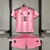 Kit Infantil Inter Miami Casa 25/26 - Versão Torcedor Unissex - Adidas - Camisa e Shorts Rosa na internet