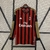 Camisa Milan Casa 13/14 Manga Longa - Versão Retrô Masculino - Adidas - Preto com Listras Vermelhas - comprar online