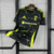 foto de frente da Camisa Columbus Crew Away "Goosebumps kit" 2025 Torcedor Masculino da Adidas, da cor predominante preta com detalhes em Verde, vendida online em um site de artigos esportivos.