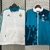 Jaqueta Corta-Vento Real Madrid Dupla Face 24/25 - Masculino - Adidas - Ciano/Branco - loja online