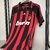 Camisa Milan Casa 06/07 - Versão Retrô Masculino - Adidas - Preta com Listras Vermelhas - PW Sports - Loja de Artigos Esportivos