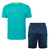 Conjunto de Treino Verão Brasil 2024/25 - Camisa e Calção - Nike - Verde Água e Azul - comprar online