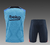 Conjunto de Treino Verão Barcelona 22/23 - Camisa Regata e Calção - Torcedor Masculino - Nike - Azul Claro e Azul Escuro - comprar online