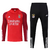 Conjunto de Treino Inverno Benfica 23/24 - Jaqueta e Calça - Torcedor Masculino - Adidas - Vermelho e Preto