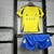 Kit Infantil Al Nassr Casa 24/25 - Versão Torcedor Unissex - Adidas - Amarelo e Azul - PW Sports - Loja de Artigos Esportivos