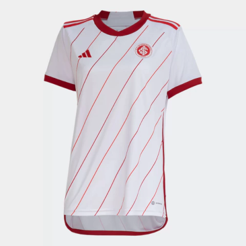 Camisa Internacional Fora 23/24 - Versão Torcedora Feminina - Adidas - Branca