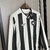 Camisa Botafogo Casa 2024/25 Manga Longa - Versão Torcedor Masculino - Reebok - Branca e Preta Listrada - PW Sports - Loja de Artigos Esportivos