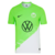 Camisa Wolfsburg Casa 23/24 - Versão Torcedor Masculino - Nike - Verde e Branco