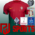 Camisa Portugal Casa 2022 Patchs Opcionais - Versão Torcedor Masculino - Nike - Vermelha