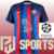 Camisa Barcelona Casa Edição Drake 22/23 - Versão Torcedor Masculino - Nike - Azul e Grená