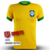 Camisa Seleção Brasileira Casa 1970/72 - Versão Retrô Masculino - Amarela