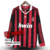 Camisa Milan Casa 09/10 Manga Longa - Versão Retrô Masculino - Adidas - Preta e Vermelha