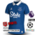 Camisa Everton Casa 23/24 - Versão Torcedor Masculino - Hummel - Azul