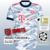 Camisa Bayern de Munique Terceiro 21/22 - Versão Torcedor Masculino - Adidas - Branco com detalhes em Azul