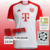 Camisa Bayern de Munique Casa 23/24 - Versão Torcedor Masculino - Adidas - Branco e Vermelho