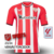 Camisa Athletic Bilbao Casa 23/24 - Versão Torcedor Masculino - Castore - Branco e Vermelho