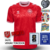 Camisa Seleção Dinamarca Casa 24/25 - Versão Torcedor Masculino - Hummel - Vermelho