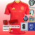 Camisa Espanha Casa 24/25 - Versão Torcedor Masculino - Adidas - Vermelho