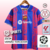 Camisa Barcelona Treino 23/24 - Versão Torcedor Masculino - Nike - Azul com detalhes em Rosa