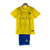 Kit Infantil Al Nassr Casa 23/24 - Versão Torcedor Unissex - Nike - Amarelo com detalhes em azul