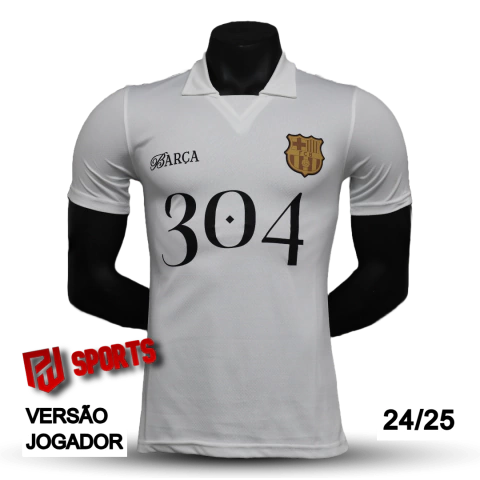 Camisa Barcelona Edição Especial Lamine Yamal 2024/25 - Versão Jogador Masculino - Nike - Branca
