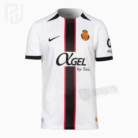 Camisa Mallorca Away 2025/2026 com Patch La liga - Versão Torcedor Masculino - Nike - Branca - comprar online