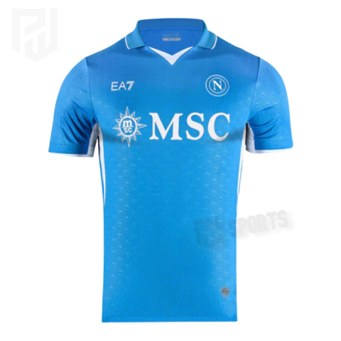 Camisa Napoli Home 2024/25 - Versão Torcedor Masculino - EA7 - Azul - comprar online