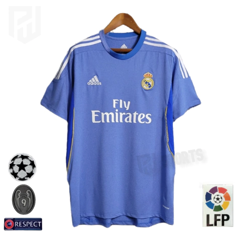Camisa Real Madrid Away 2013/2014 - Versão Retrô Masculino - Adidas - Azul - comprar online