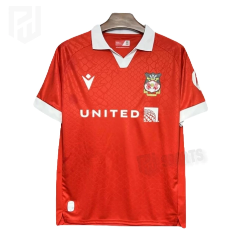 Camisa Wrexham Home 2024/25 - Versão Torcedor Masculino - Macron - Vermelha - comprar online