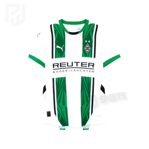 Camisa Borussia Monchengladbach Home 2024/2025 - Versão Torcedor Masculino - Puma - Branca - comprar online
