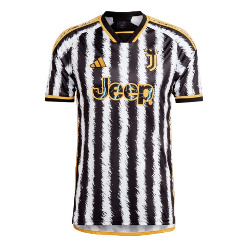 Camisa Juventus Home 2023/24 - Versão Torcedor Masculino - Adidas - Preto e Branco - comprar online