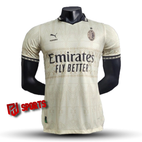 Camisa AC Milan x Pleasures 24/25 - Versão Jogador Masculino - Puma - Bege - comprar online